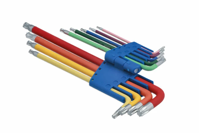 Colour Coded Star Key Set – Ball End 9pc 4 Colour Coded Star Key Set – Ball End 9pc - Image 2