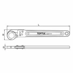 Open-End Ratcheting Wrench 10mm 6 Open-End Ratcheting Wrench 10mm -Professional Tools Sales 2024 AEAT1010 1 3