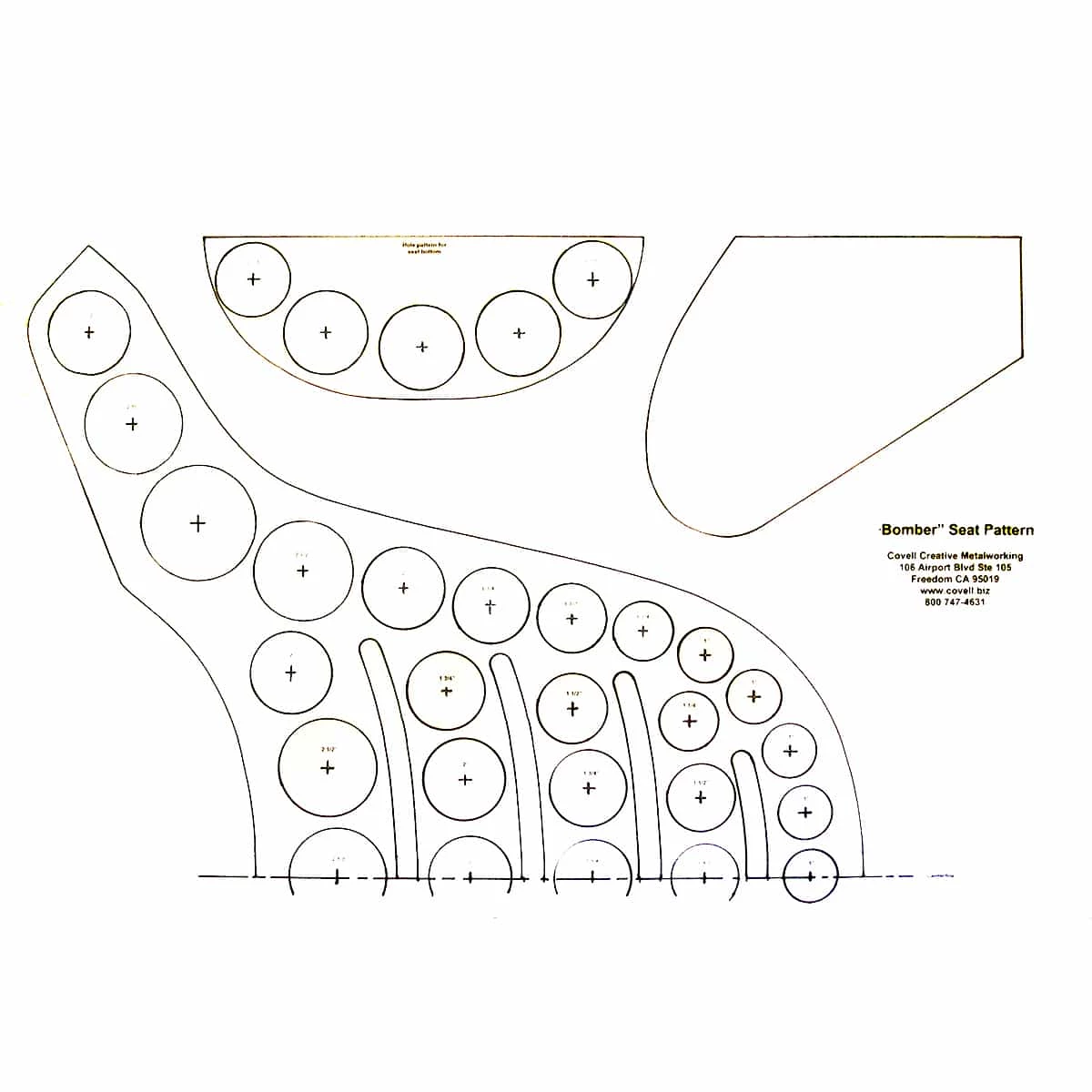 Covell Bomber Seat Plans 3 Covell Bomber Seat Plans
