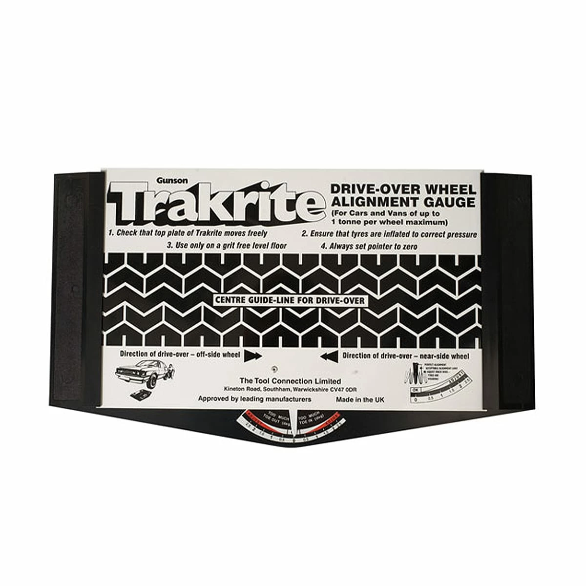 Gunson Trakrite Drive Over Wheel Alignment Gauge 3 Gunson Trakrite Drive Over Wheel Alignment Gauge
