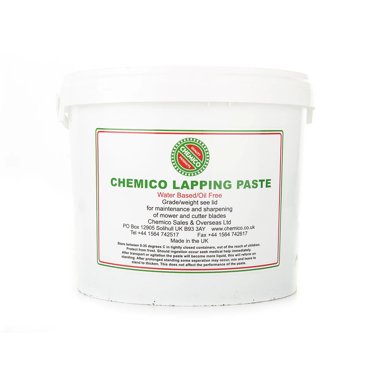 Chemico Medium 120 Grit Lapping Paste (2.5kg) 3 Chemico Medium 120 Grit Lapping Paste (2.5kg)