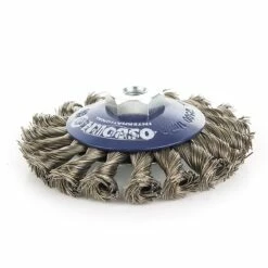 FROST Single Hand Grinders Twist Knot Bevel Brush (100dia M10 X 1.25)