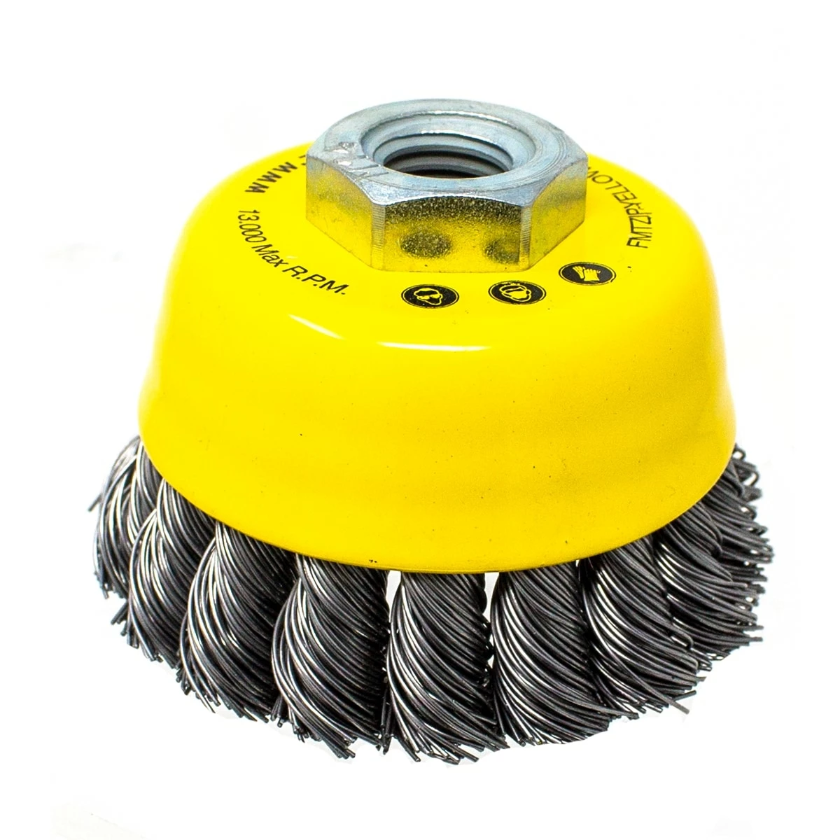 FROST 65mm Knotted Steel Wire Brush 3 FROST 65mm Knotted Steel Wire Brush
