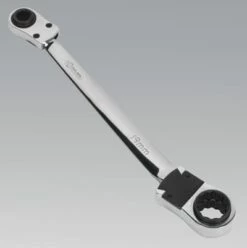 4 In 1 Reversible Ratchet Spanner (Metric)