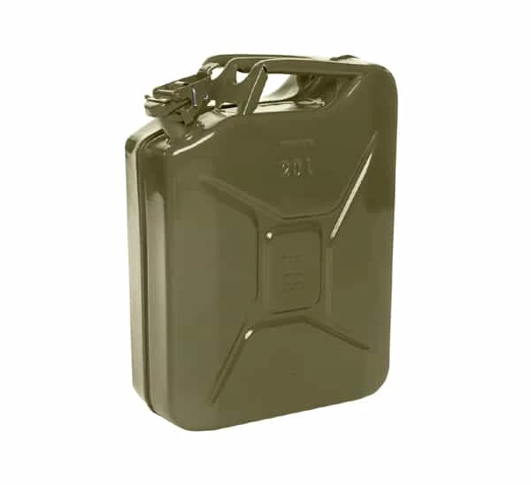 FROST 20L Olive Green Metal Fuel Can 3 FROST 20L Olive Green Metal Fuel Can