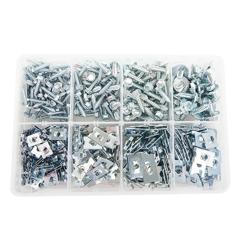 FROST Sheet Metal Screws And J Nuts (400 Pieces) 3 FROST Sheet Metal Screws And J Nuts (400 Pieces)