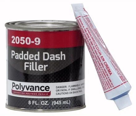 Padded Dash Filler To Repair A Padded Dashboard / Vinyl And Plastic Restorer (9oz) 3 Padded Dash Filler To Repair A Padded Dashboard / Vinyl And Plastic Restorer (9oz)